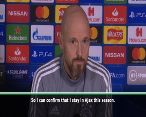 ten Hag confirms Ajax stay amid Bayern rumours
