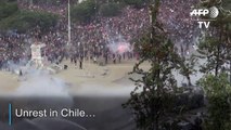 Mega-rally marks third week of Chile protests