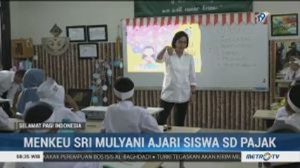 Sri Mulyani Ajari Siswa SD Tentang Pentingnya Pajak