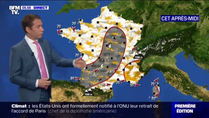 Ça se rafraîchit ce mardi avec beaucoup d'instabilité sur le pays