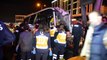 Makas atan sürücü, polisleri taşıyan midibüse kaza yaptırdı: 3 polis ağır yaralı