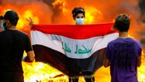 Irak'ta protestolar - Bağdat'ta protestocular Başbakanlık ofisine yürümek istedi, en az 4 kişi...