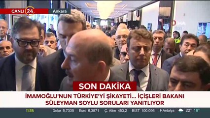 Avrupa'da Türkiye'yi şikayet eden Ekrem İmamoğlu