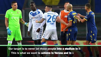 Serie A chief condemns racism after Balotelli abuse
