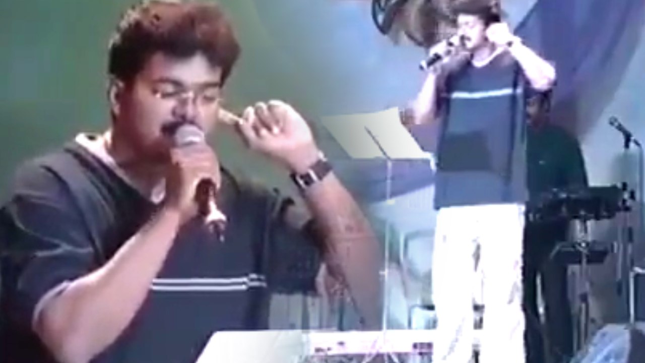 தனியார் டிவி சேனலில் பாடிய விஜய்.. திடீரென வைரலாகும் வீடியோ!