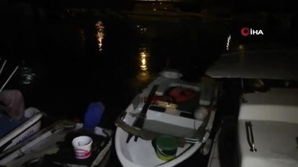 Marmaris'te sağanak yağış etkili oldu