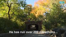 A walk in the park NYC marathon runner praises barefoot running