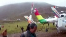 - Bolivya Devlet Başkanını taşıyan helikopter acil iniş yaptı