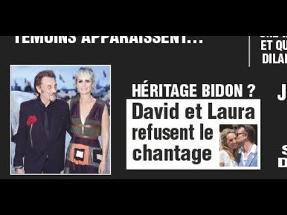David Hallyday et Laura Smet, héritage bidon, ils refusent le chantage