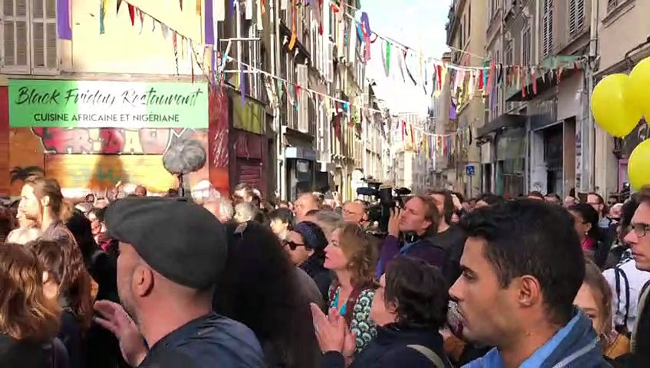 Marseille - Rue d'Aubagne : "Ni oubli, ni pardon"