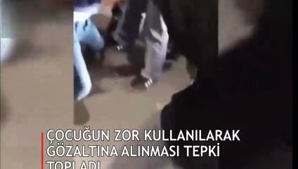 Batman'da çocuğa uygulanan gözaltı muamelesi tepki topladı!