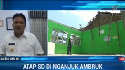 Pemkab Nganjuk Segera Renovasi Atap SD yang Ambruk