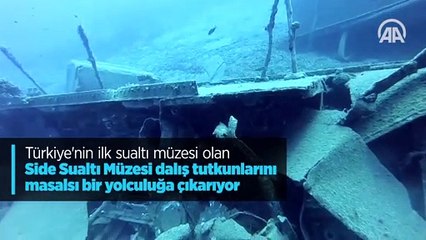 Side Sualtı Müzesi 50 bin ziyaretçi ağırladı