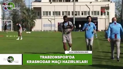 Trabzonspor'da Krasnodar maçı hazırlıkları