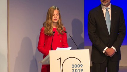 El discurso de Leonor en catalán