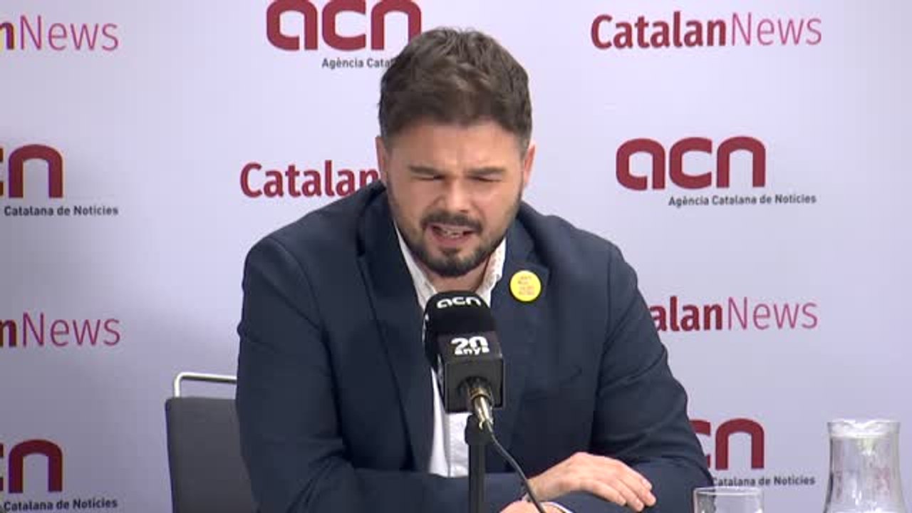 Rufián: "Los votos de ERC nunca son a cambio de nada"