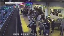 Oakland BART hero employee rescues man from oncoming train after Raiders game