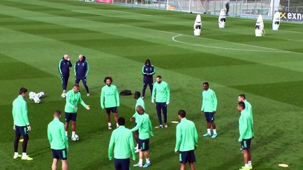 Real Madrid, Galatasaray maçı öncesi son antrenmanını yaptı - MADRİD