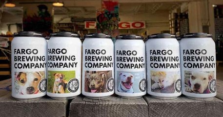 Une brasserie américaine affiche des chiens sur leurs canettes pour faciliter leur adoption
