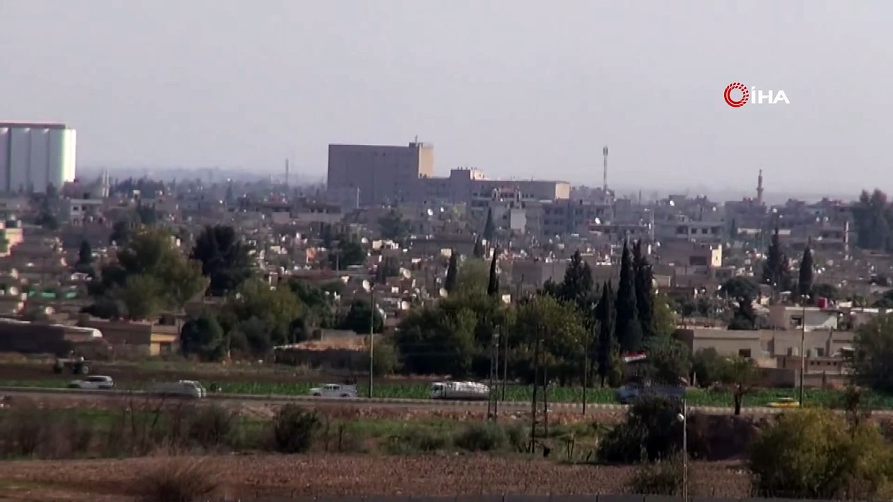 Kamışlı'da devriye atan rejim askerleri böyle görüntülendi