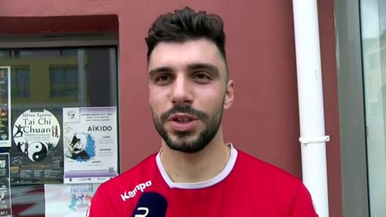 Hugo Paul avant Toulouse - Istres Provence Handball