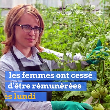 À partir de 16h47, mardi, les Françaises vont travailler gratuitement