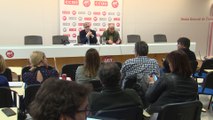 Pepe Álvarez y Unai Sordo en rueda de prensa
