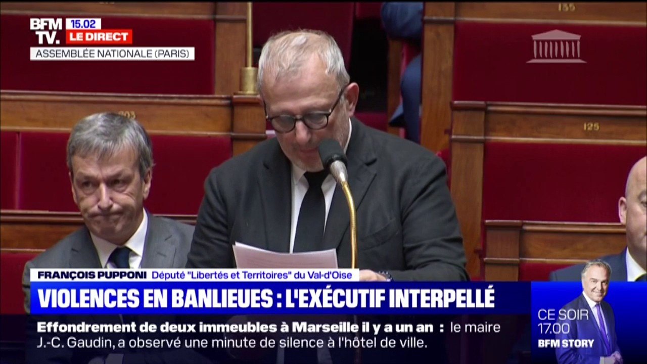 Violences en banlieue: "Quand allez-vous enfin reparler des quartiers et vous adresser à leurs habitants ?", interpelle le député François Pupponi