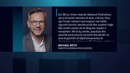 Roth: Ballkani në rrezik nga Rusia, Kina e Turqia - News, Lajme - Vizion Plus