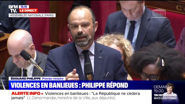 Édouard Philippe: Les actes commis à Chanteloup-les-Vignes sont effectivement des actes criminels
