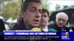 Nicolas Sarkozy lors de l'hommage aux victimes de Mohammed Merah: 