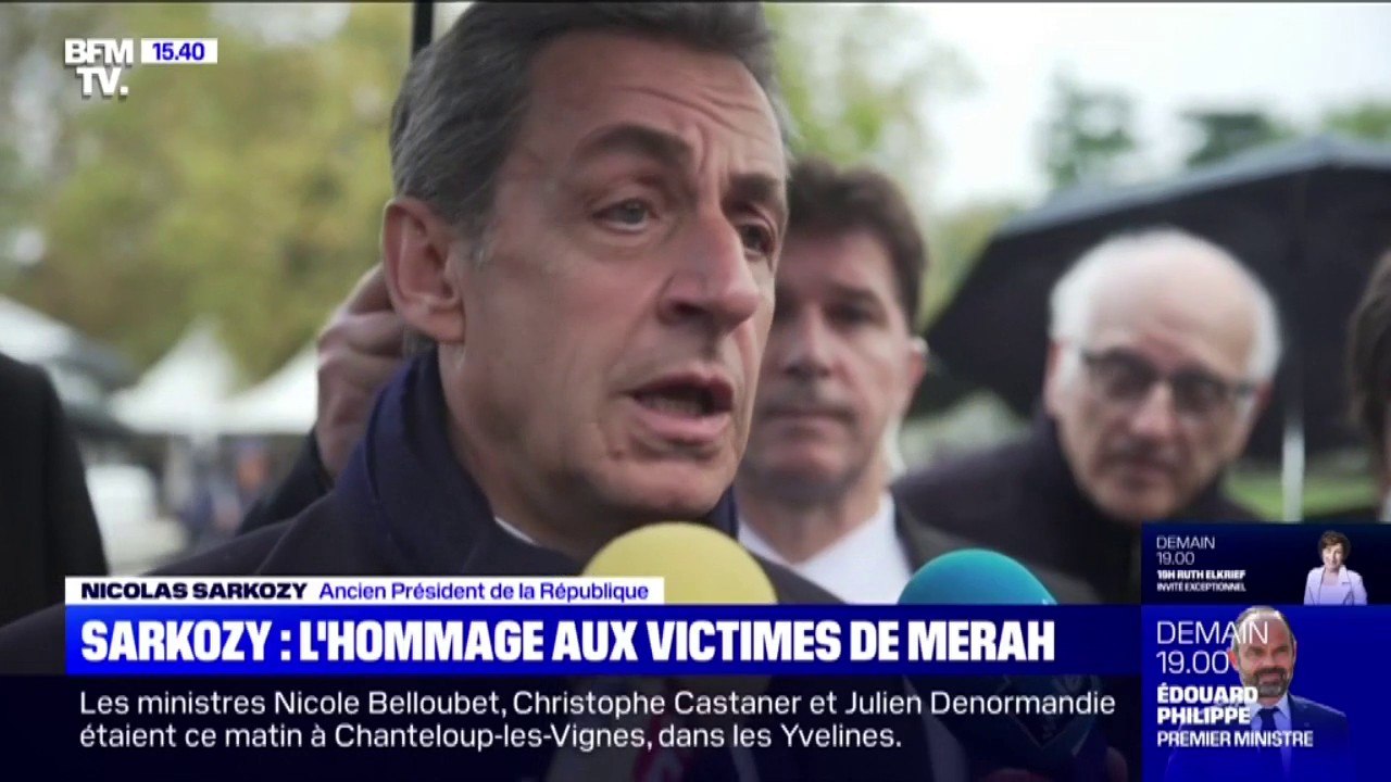 Nicolas Sarkozy lors de l'hommage aux victimes de Mohammed Merah: "Si ça continue c'est qu'il y a des choses qu'on devrait faire mieux"