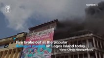 Fire erupts in Lagos’ Balogun market