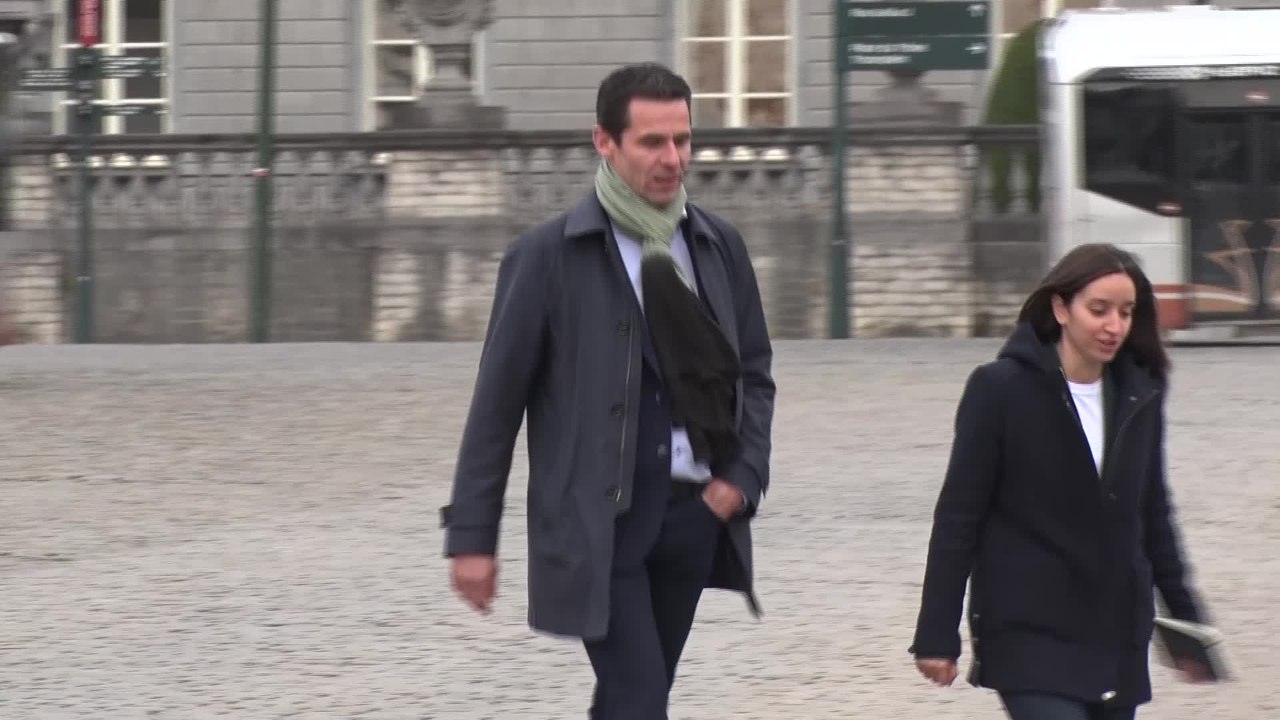 Le roi Philippe de Belgique reçoit Rajae Maouane et Jean-Marc Nollet (Ecolo) en consultation