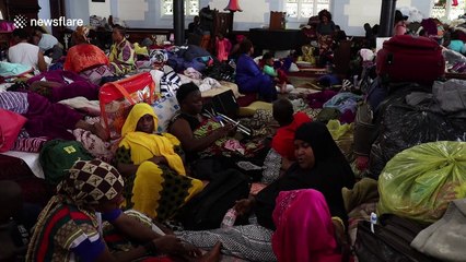 Foreign Nationals take refuge inside Central Methodist Church in Cape Town
