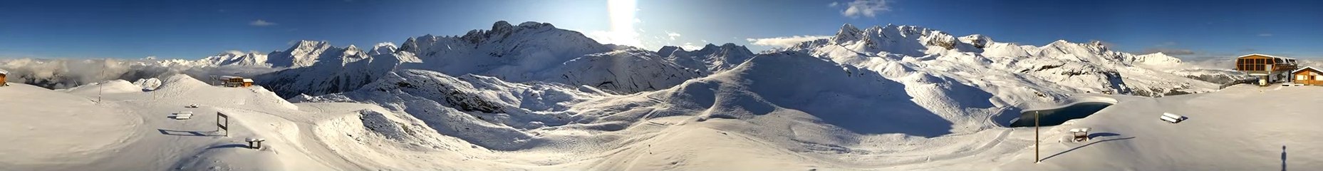TIMELAPSE / En cinq jours, Courchevel prend ses habits d’hiver