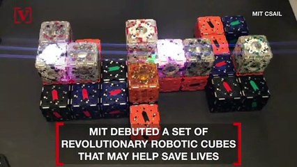 MIT’s Self-Assembling Robotic Cubes May Help Save Lives