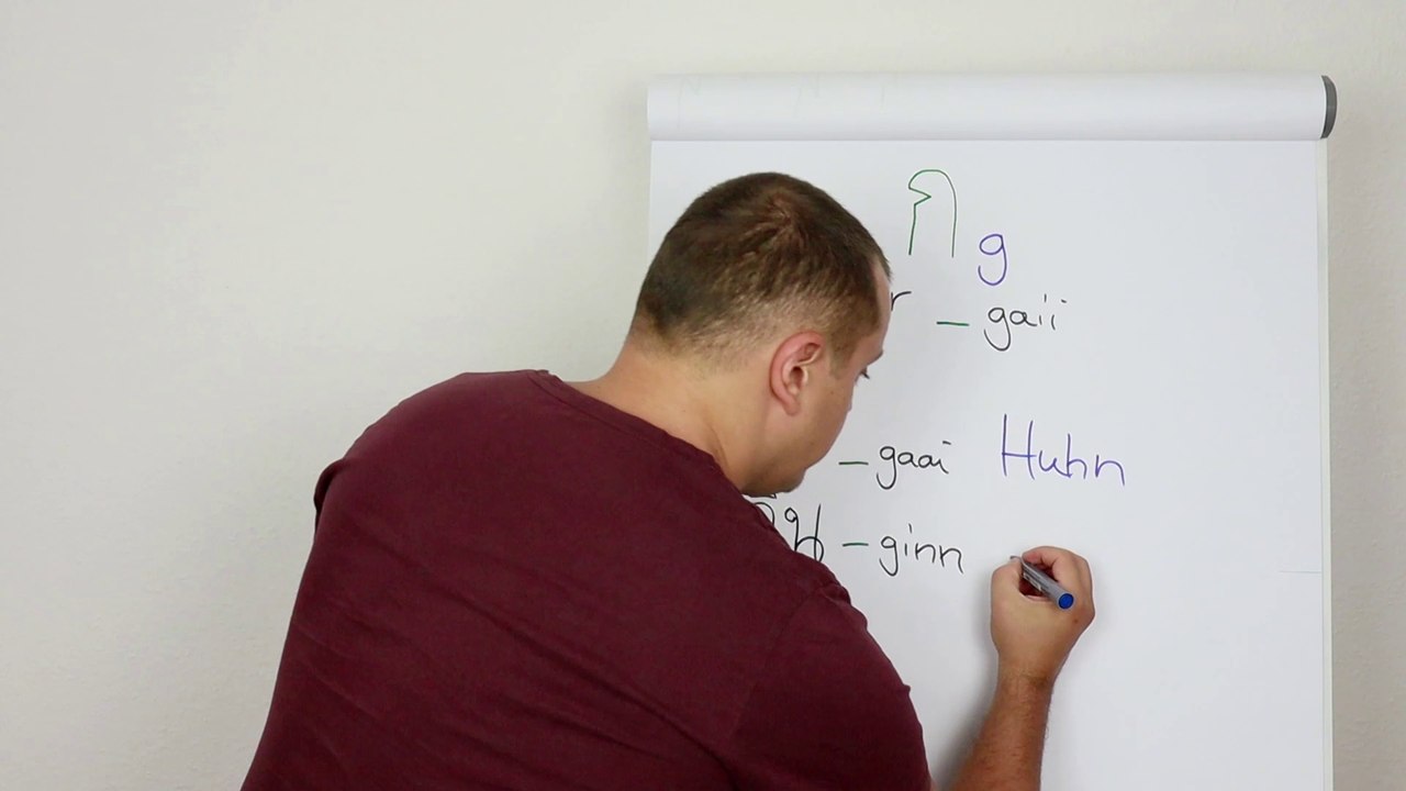 Thailändisches Alphabet lernen: ก - goor _ gaii