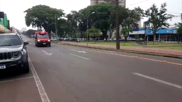 Homem fica ferido em atropelamento na Rua Vicente Machado