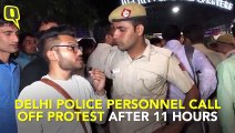 After Assurances, Delhi Cops Call Off Protest After 11 Hours