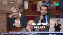 Quand Édouard Philippe évoque la possibilité d'un débat Macron-Le Pen, l'hémicycle s'agite