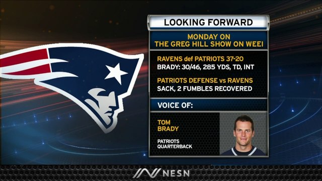 Tom Brady Not Panicking After Patriots' Week 9 Loss To Ravens