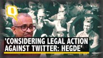 Twitter Tells Senior SC Advocate Sanjay Hegde His Account Will Not Be Restored | The Quint