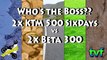 Hill Climb Shoot Out! Which is BEST? KTM 500 EXC vs Beta 300