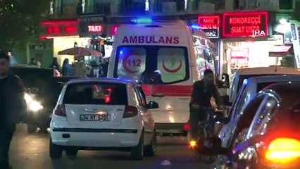 Yolun karşısına geçmeye çalışan mahalle bekçisine hafif ticari araç çarptı