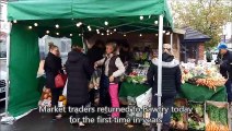 Market traders return to Bawtry