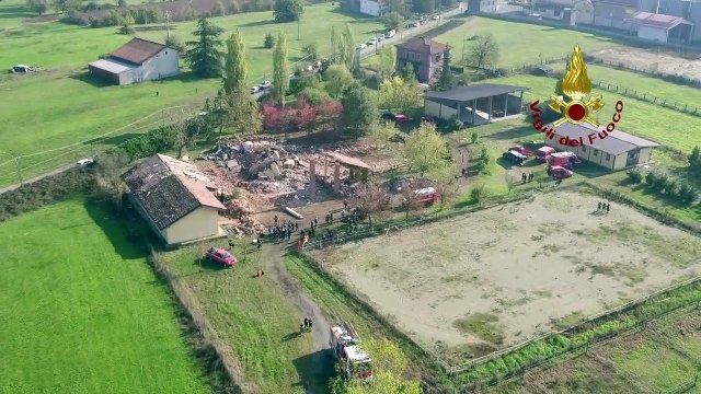 Quargnento (AL) - Esplosione in cascina morti tre Vigili del Fuoco -4- (05.11.19)