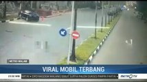 Viral, Mobil 'Terbang' Tabrak Pejalan Kaki di Batam