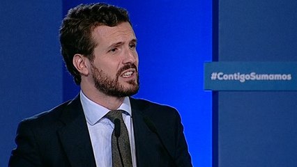 Casado contrapone experiencia PP frente a los que parecen "más duros" en Cataluña