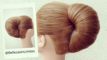 Peinados de Novia para Cabello Largo | Wedding Hairstyles for Long Hair Bridal Updo Rose Bun